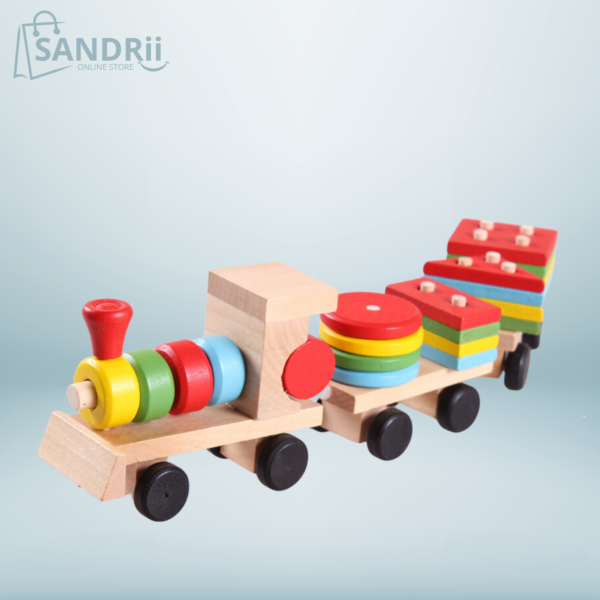 Wooden Train Puzzle Toy